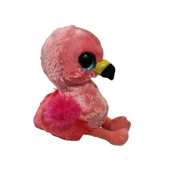 Ty Beanie Boos Gilda Flamingo Bird Plush Pink Stuffed Animal Toy 2017 FLAW - Picture 2 of 8